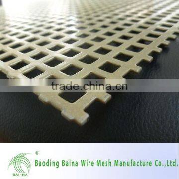 Protective perforated metal sheet and punching hole mesh