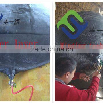 China sunk marine salvage rescue buoyancy airbags