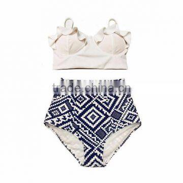 Bikini Swimwear 2016 OEM Custom Bikini High Waist Bikini photo-2