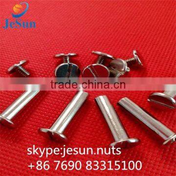 The Excellent Male and Female Screw Menu Book,book Binding Screw Made in China photo-4