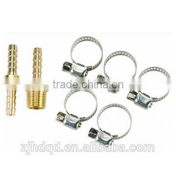 brass male threaded hose fitting for water pipe with clamp