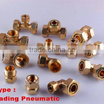 Forged brass fitting for PEX-AL-PEX pipe , compression pipe fitting