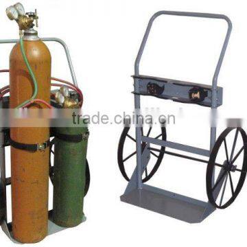 GAS bottle cart, Steel Wheels - Welding Cart