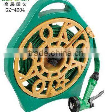 15M flat hose reel set for garden watering or car washing