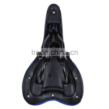 27*15cm Bike Bicycle Saddle Mountain Road Soft Ventilate Middle Hollow MTB Bike Seat PU Leather Seat photo-5