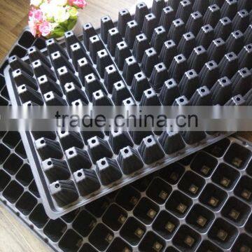 Nursery Trays & Lids,54x28cm Black PS Seed Germination Tray, 128 Cell photo-5