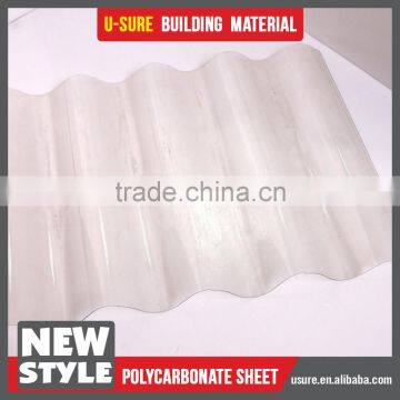 Wholesale Prices Corrugated Clear PC Plastic Roofing Material