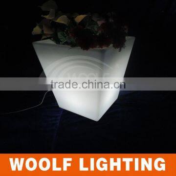 wholesale plastic party decoration led flower pots