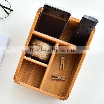 2017 Natural Bamboo Storage Box, Bamboo Display Wood Box for Storage, Bamboo Show Box photo-3