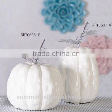 Decorative artificial white pumpkins wholesale