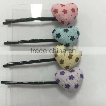 Beautifull Fancy Women Hair Accessories Kids Snap Pin Heart Shape Hair Clips photo-2