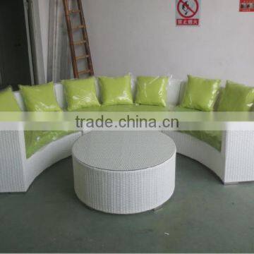 PE Rattan & Aluminum Furniture, Outdoor Rattan Sofa