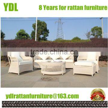 Youdeli PE Rattan Patio round aluminum rattan dining chair furniture