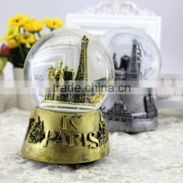Paris Eiffel Tower France Souvenir Snowglobes photo-2
