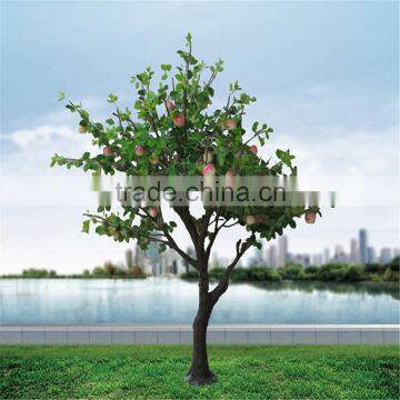 2017 Hot Sale Cheap Artificial Apple Tree Plastic Tree Decorative Large Foliage Plants photo-3