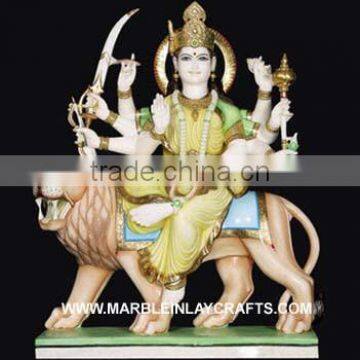 Ambaa Mata Marble Statue