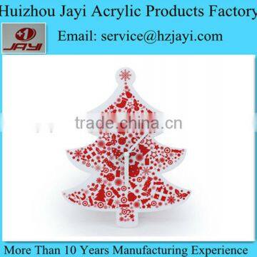 Factory custom acrylic clear christmas ornament/chinese christmas ornament crafts