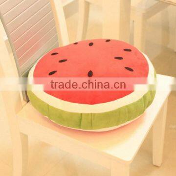 New Products Decorative Cool Watermelon Bolster Cushion Plush Round Triangle Fruit Pillow Made in China photo-3