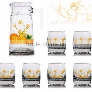 1200ml Halloween Christmas Fruit Color Printing Jug and 6pcs Cups Set photo-3