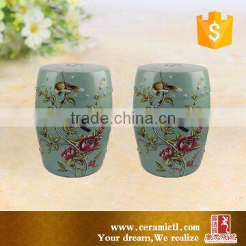 Jingdezhen Facotry Lime Green Garden Stool photo-4