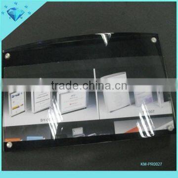 Transparent acrylic arc-shaped photo frame