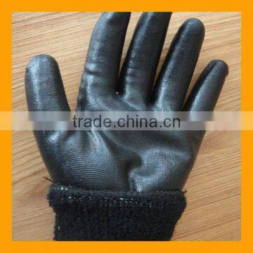 Extra Warm Double Layer Industrial Foam Nitrile Winter Working Gloves photo-3
