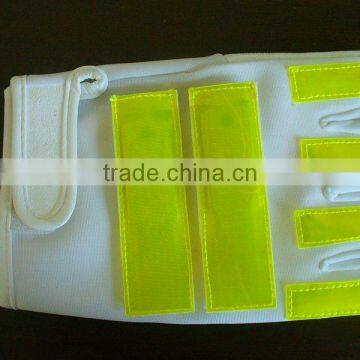 LED lighted traffic safety glovesJRM61