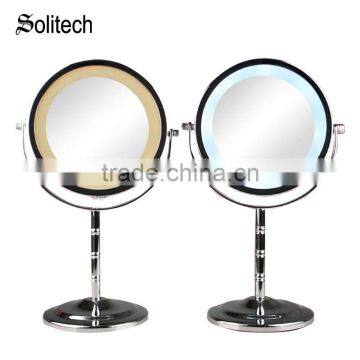 JM904 LED Lighting Mirror Table Mirror Standing Mirror Double Side Magnifying photo-2