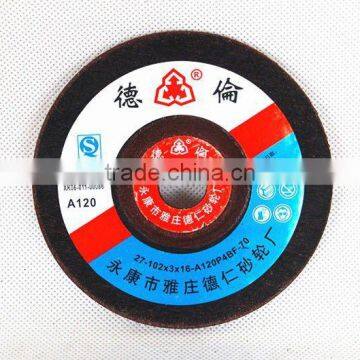 T27 4'' 100mm Abrasive disc Grinding Wheel For steel, cast iron