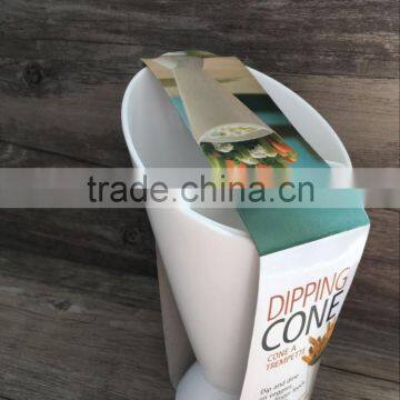2017 Amazon Best Selling 2 in 1 French Fry Dipping Cone