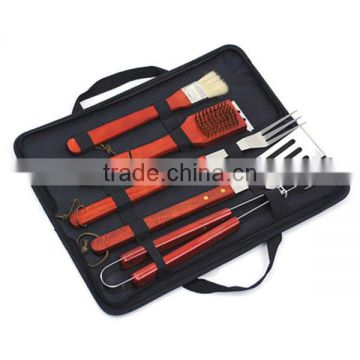 BQ-0020 / 5 pcs short handle bbq tools