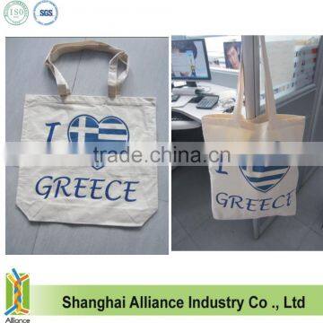 Promotional Blank Natural Cotton Tote Bags Canvas Cotton Shopper Cheap Cotton Bag photo-3