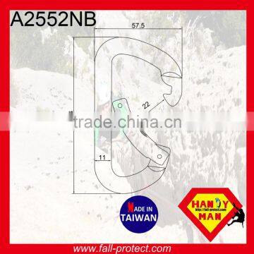 28KN Mountain Climbing Bent Gate Aluminum Carabiner For Rescue photo-2