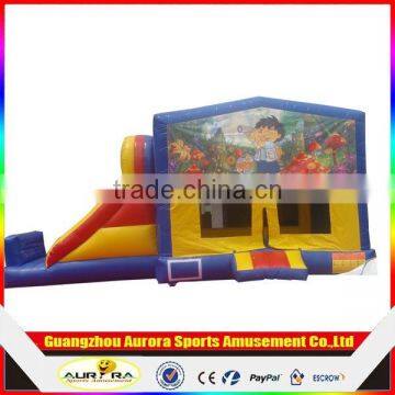 Popular amusing castle inflate combo,inflatable castle,bounce castle