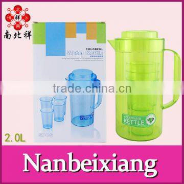 2L Diamond Series Food Grade Plastic Water jug set hot and cold water jug