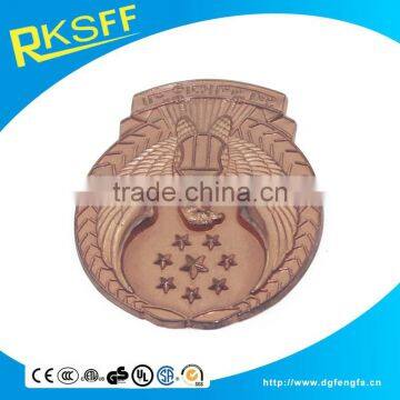 Promotion Mental Die Casting Purple- Bronze Plating Big Badge With High Quality photo-5