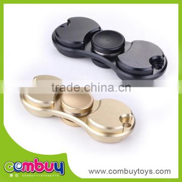 New arrival alloy toys game mini finger spinning top metal