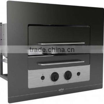 Built-in Gas Horizontal Grill With 4 Skewers VITREO Arke photo-2