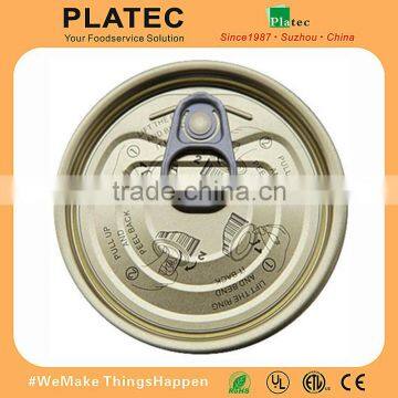 China made Tinplate Full Aperature Easy Open, Tinplate Easy Open End
