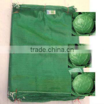 pp tubular mesh bags with drawstrings China / fruit sacks 52x83cm.30kg