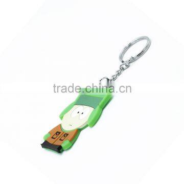 Hot Selling Top Grade Customize Design Popular Gifts Keychains Silicone Keychain Keyring photo-3