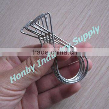 8 Shape Galvanized Steel Wire Spring Clip for Ceiling Grid Advertising