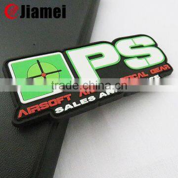 Eco-friendly rubber custom patch 3d silicone PVC garment labels