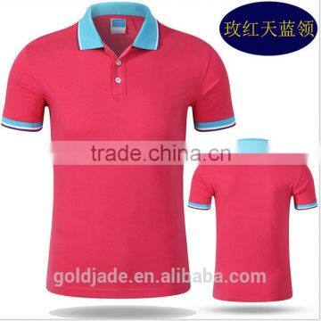 Promotional High Quality Polyester Worker Uniform Men Short Sleeve Polo Shirt photo-5