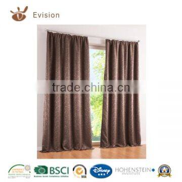 decor home curtains designs 100% polyester window curtain,blackout curtain,eyelets curtain with well designed