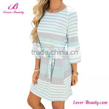Drop Shipping Fashion Designer One Piece Lady Dress photo-3