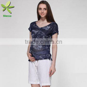 Factory Price Fashion style fashion womans pussy bow blouse