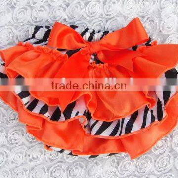 2016 Wholesale Baby Ruffle Bloomers Newborn Cloth Diapers Covers Baby Organic Cotton Bloomers photo-6