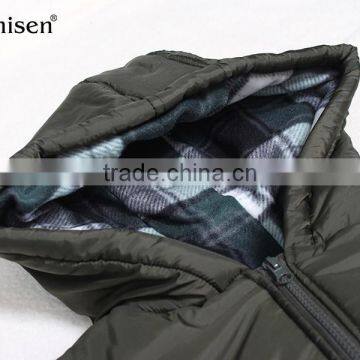 Fashion Design Wholesale Windbreaker Men Plaids Jacket photo-3