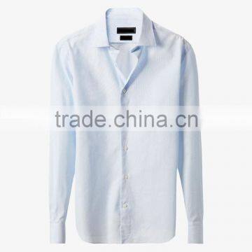 2017 Long Sleeve French Cuff Bespoke Dress Men's Shirt Custom Man Suit Made to Measure Shirt